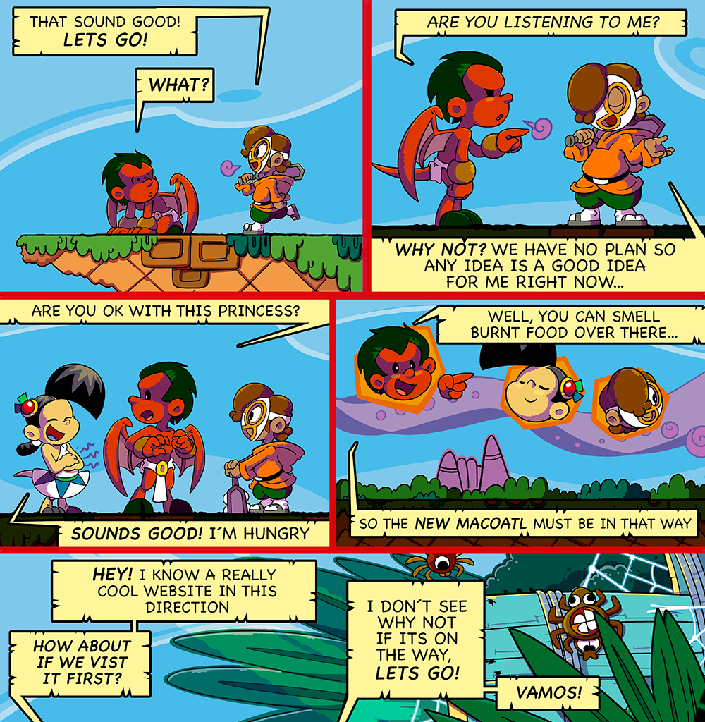 Macoatl - Episode 205, Page 1: The Pitayos 106